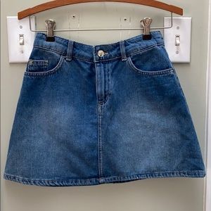 H&M denim jean skirt